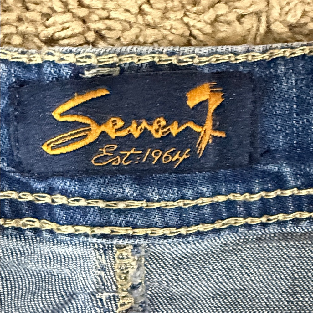 Seven7 Women's Blue Jean Shorts - Picture 2 of 15